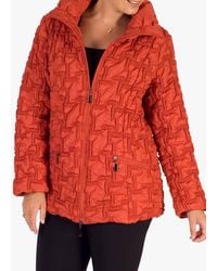 Chesca - Bonfire Embroidered Quilted Coat - Lyst