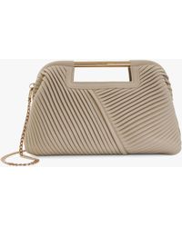 Dune - Ebec Pleated Framed Clutch - Lyst