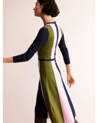 Boden - Colour Block Stripe Midi Dress - Lyst