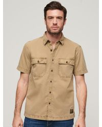 Superdry - Military Organic Cotton Short Sleeve Shirt - Lyst