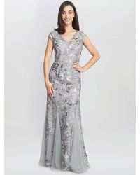 Gina Bacconi - Caitlin Sequin Fit And Flare Gown - Lyst