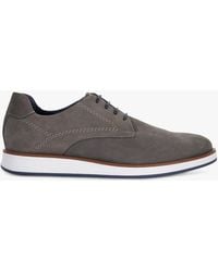 Dune - Beko Perforated Nubuck Gibson Shoes - Lyst