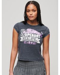 Superdry - Varsity Burnout T-shirt - Lyst
