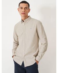 Crew - Oxford Cotton Shirt - Lyst