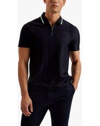 Ted Baker - Orbite Slim Fit Jacquard Polo Shirt - Lyst
