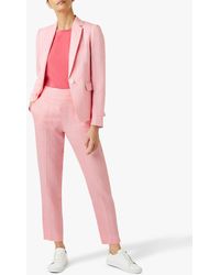 Hobbs Trent Linen Jacket - Pink