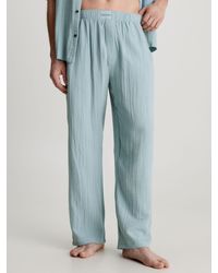 Calvin Klein - Textured Pyjama Bottoms - Lyst