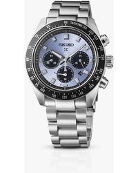 Seiko - Ssc935p1 Prospex Crystal Trophy Speedtimer Solar Chronograph Bracelet Strap Watch - Lyst