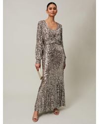 Phase Eight - Thalia Sequin Maxi Dress With Cover Up - Lyst