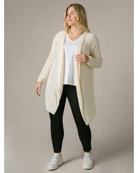 Live Unlimited - Curve Knitted Waterfall Cardigan - Lyst