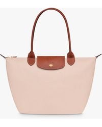 Longchamp - Le Pliage Green Recycled Canvas Small Shoulder Bag - Lyst