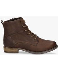 Josef Seibel - Sienna 95 Leather Lace Up Ankle Boots - Lyst