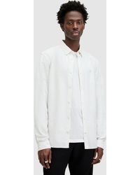 AllSaints - Lovell Slim Fit Long Sleeve Shirt - Lyst
