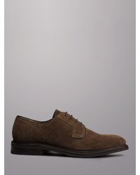 Charles Tyrwhitt - Suede Derby Shoes - Lyst