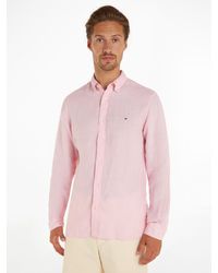 Tommy Hilfiger - Linen Pigment Dyed Shirt - Lyst
