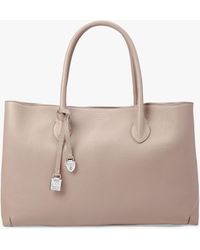Aspinal of London - Large London Pebble Leather Tote Bag - Lyst
