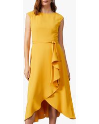 phase eight bright plum rushelle dress