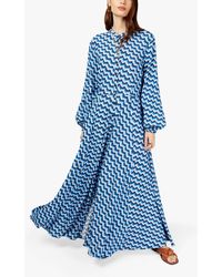 Somerset by Alice Temperley Cloud Maxi Dress - Blue