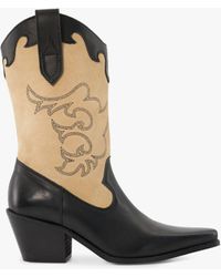 Dune - 'prickly' Western Boots - Lyst
