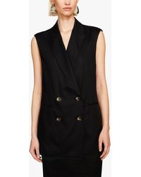 Sisley - Double Breasted Vest - Lyst