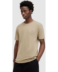 AllSaints - Brace Contrast Organic Cotton Short Sleeve T-shirt - Lyst