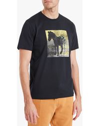 Paul Smith - Ps Regular Fit Zebra Square T-shirt - Lyst