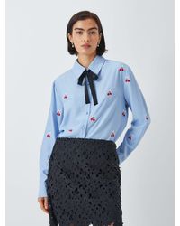 Sister Jane - Punnet Cherry Embroidered Shirt - Lyst
