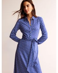 Boden - Laura Dress Abstract Dot Shirt Dress - Lyst