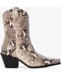 Dune - Pardner 2 Leather Western Boots - Lyst