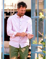 Brakeburn - Fine Stripe Long Sleeve Shirt - Lyst