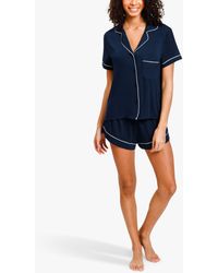 Chelsea Peers - Modal Piped Shorts Pyjama Set - Lyst