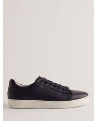 Ted Baker - Leather Pebble Trainers - Lyst