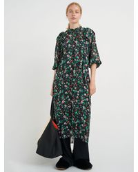 Inwear - Secia Floral 3/4 Sleeve Midi Dress - Lyst