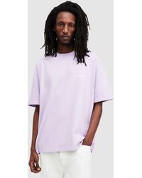 AllSaints - Access Organic Cotton Oversized T-shirt - Lyst