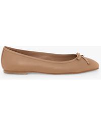 Hobbs - Nikita Pointed Toe Leather Ballet Pumps - Lyst