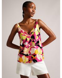 Ted Baker - Thaliah Floral Print Cami Top - Lyst