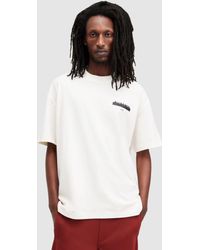 AllSaints - Redact Organic Cotton Short Sleeve Crew Neck T-shirt - Lyst