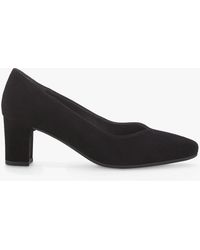 Gabor - Helga Wide Fit Suede Court Shoes - Lyst