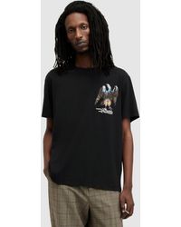 AllSaints - Eagle Mountain Short Sleeve T-shirt - Lyst