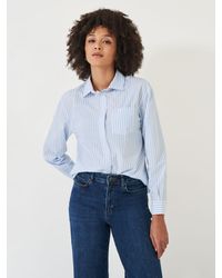 Crew - Relaxed Fit Stripe Shirt - Lyst