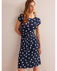 Boden - Amelie Jersey Painterly Spot Dress - Lyst