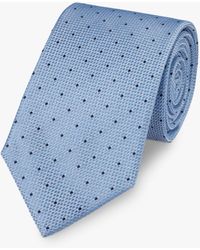 Charles Tyrwhitt - Dot Print Stain Resistant Silk Tie - Lyst