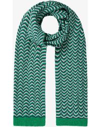 Brora - Cashmere Wave Knit Scarf - Lyst