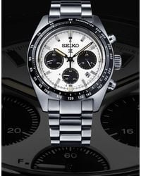 Seiko - Ssc813p1 Prospex Speedtimer Solar Date Chronograph Bracelet Strap Watch - Lyst