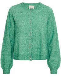 Part Two - Ninell Double Button Wool Blend Cardigan - Lyst