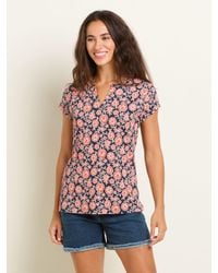 Brakeburn - Boho Floral Print T-shirt - Lyst