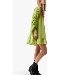 French Connection - Faron Ruched Sleeve Mini Dress - Lyst