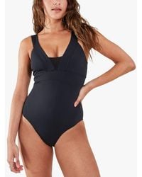 Accessorize - Lexi Mesh Shaping Swimsuit - Lyst