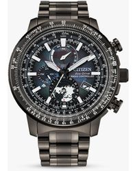 Citizen - By3005-56e Pro Master Eco-drive Chronograph Date Bracelet Strap Watch - Lyst