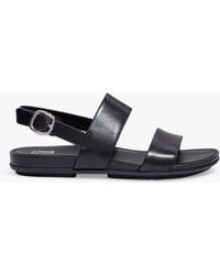 Fitflop - Gracie Leather Double Strap Sandals - Lyst